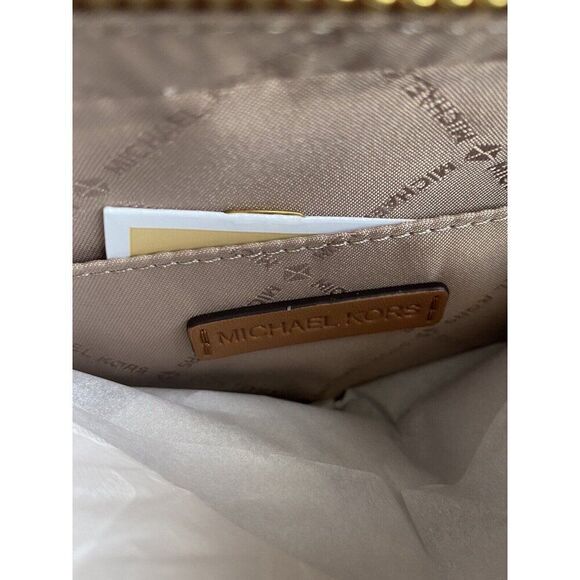 Michael Kors Jet Set Brown Akorn Multi East West Airplanes Crossbody Bag NEW - Picture 16 of 16